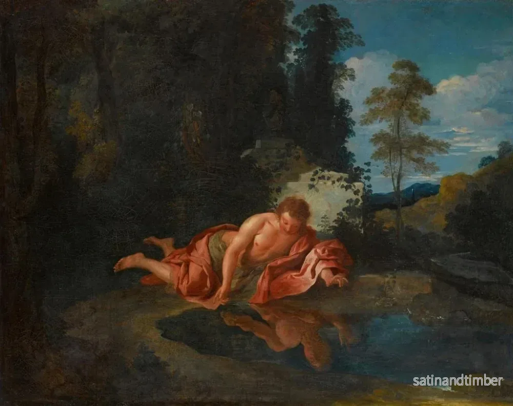Reproduktion av målningen Narcisse - François Marot - Bild 2