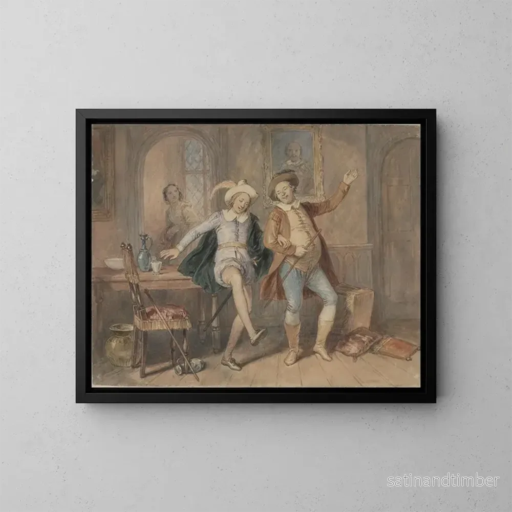 Reproduktion av målningen La Nuit des rois - John Massey Wright