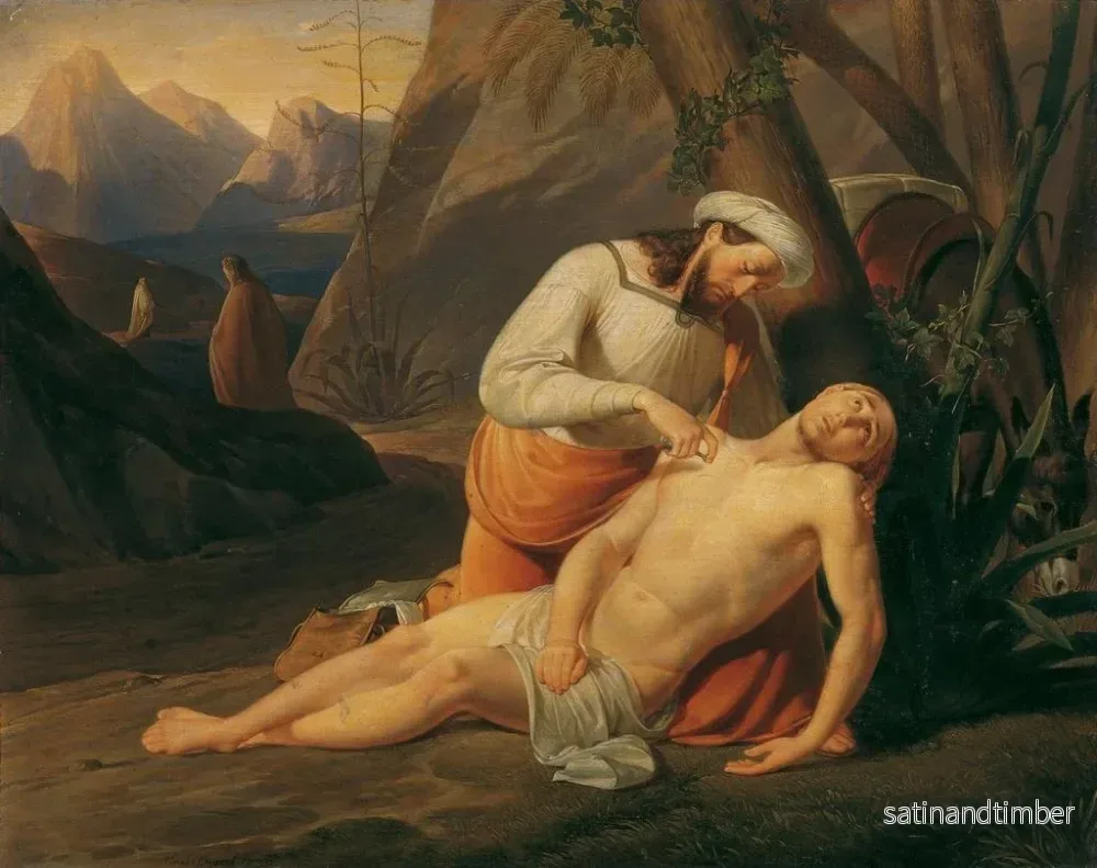 Reproduktion av målningen Le Bon Samaritain - Erasmus von Engert - Bild 2