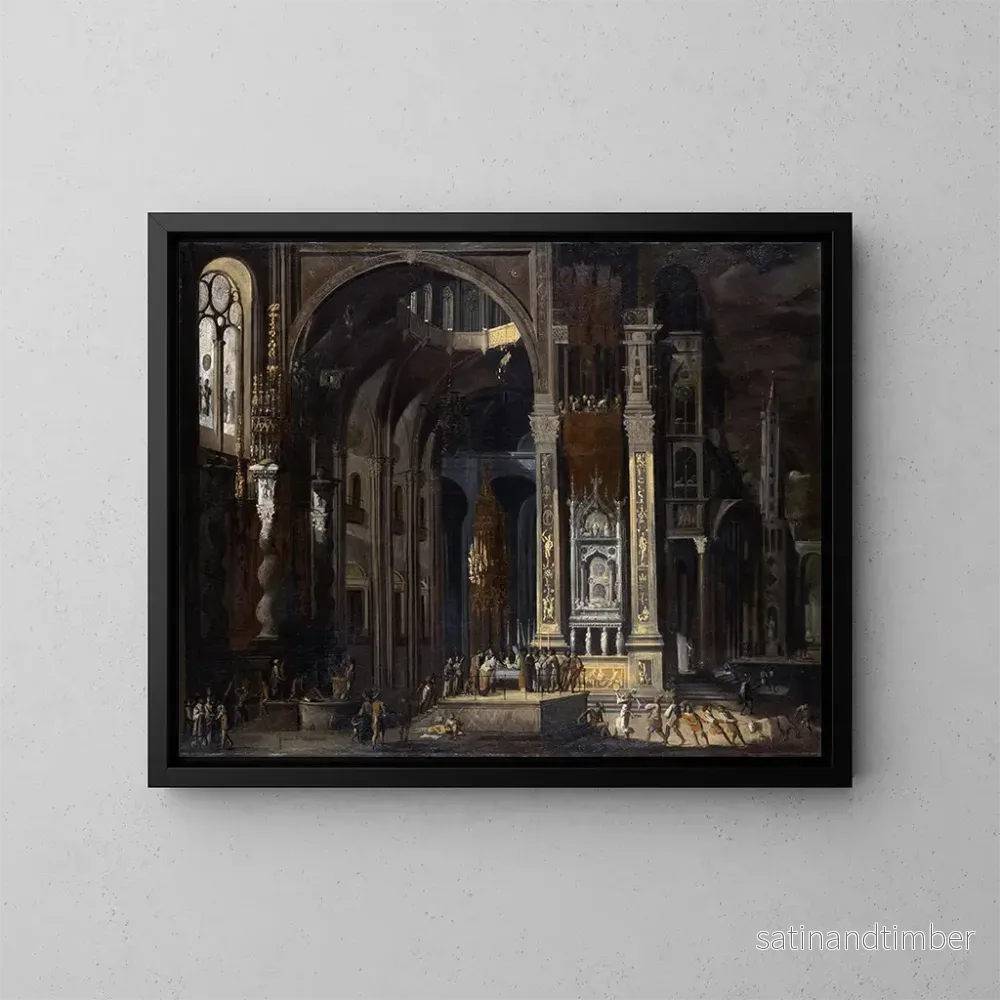 Reproduktion av målningen La Circoncision du Christ - François de Nom