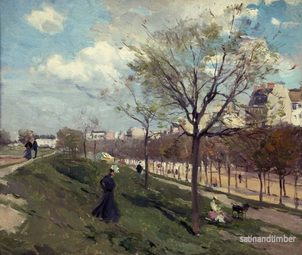 Reproduktion av målningen Les Fortifications du boulevard Gouvion-Saint-Cyr - Ferdinand Marks - Bild 2