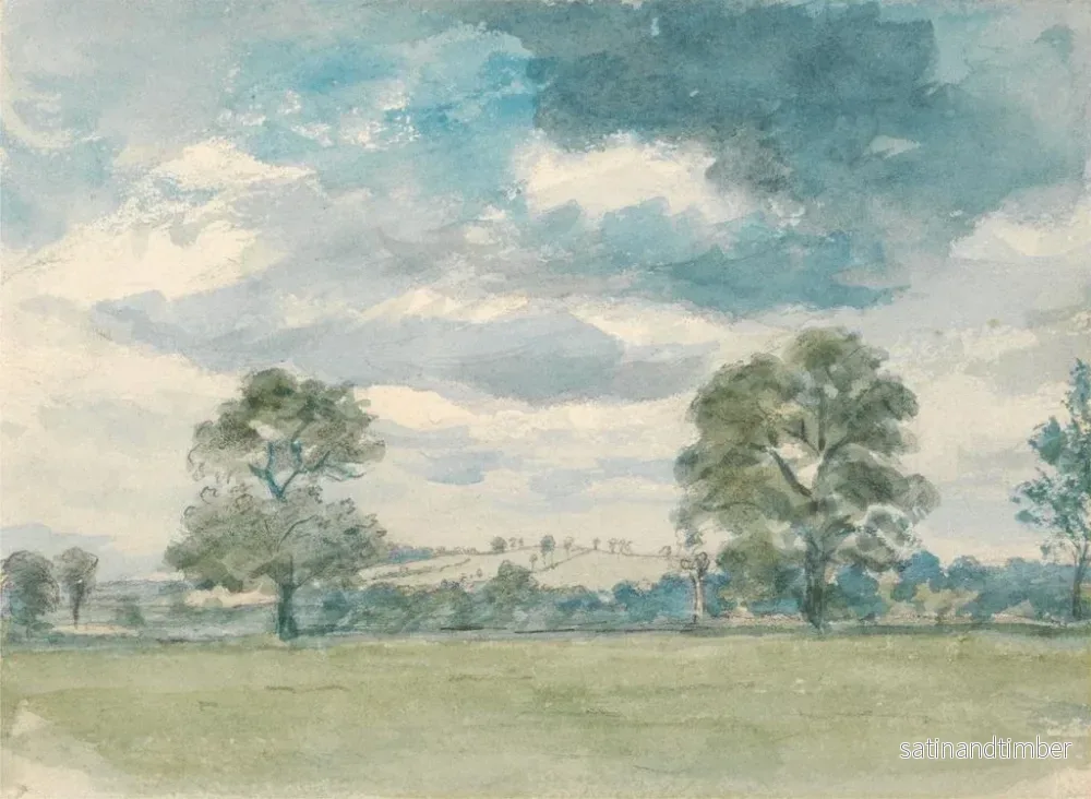 Reproduktion av målningen Landskapsmålning sommar - Lionel Constable - Bild 2