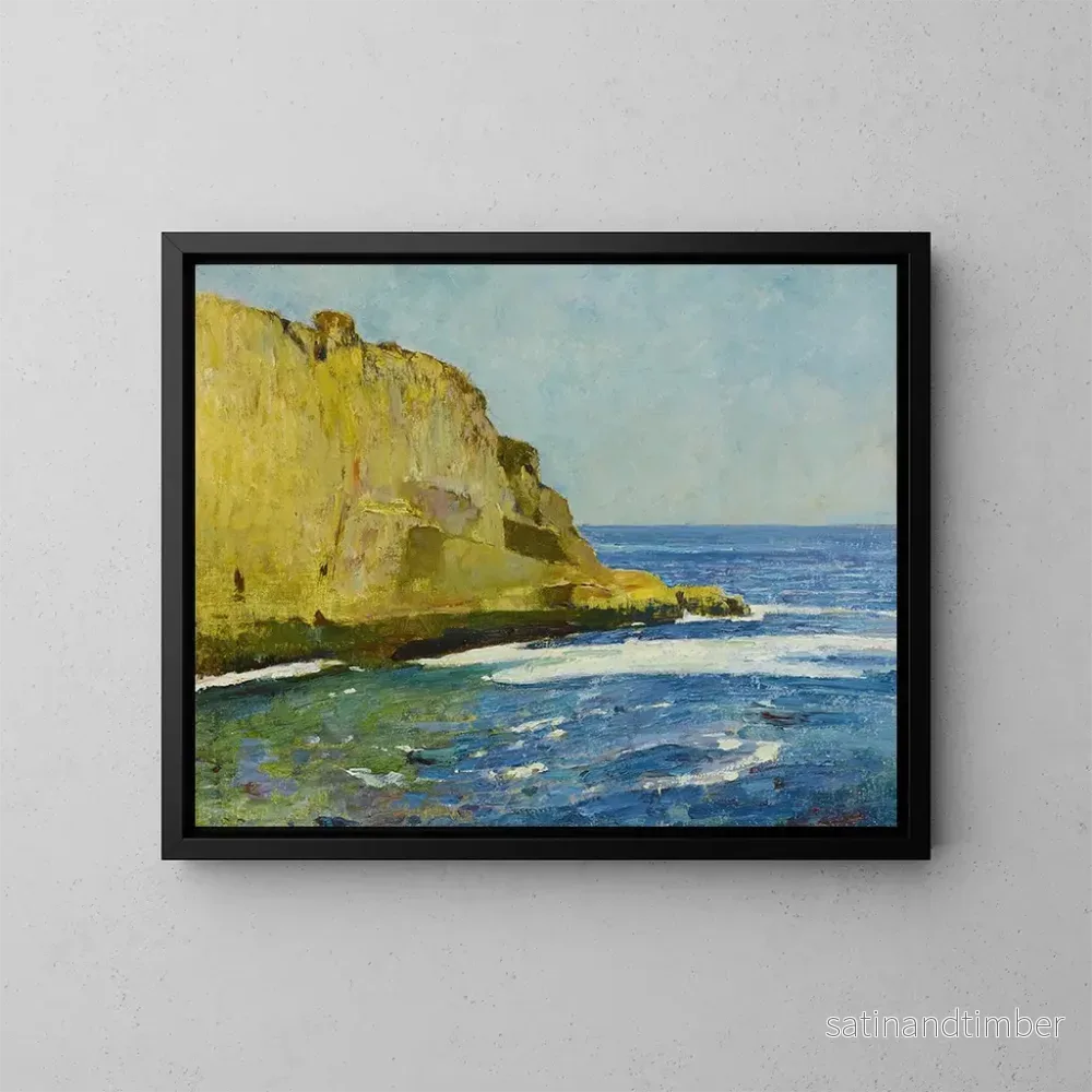 Reproduktion av målningen Bald Head Cliff, York, Maine – Emil Carlsen Reproduktion av målningen Bald Head Cliff, York, Maine – Emil Carlsen