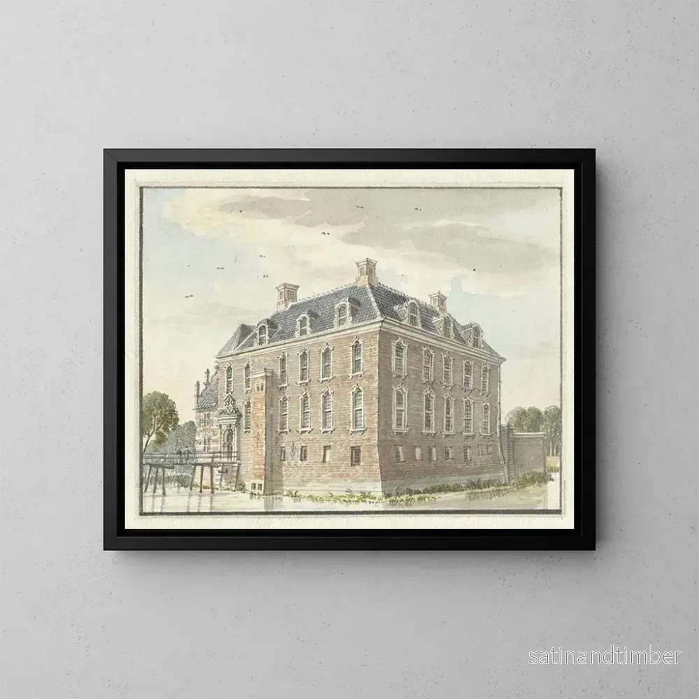 Reproduktion av målningen La Maison de Baek - Jan de Beijer