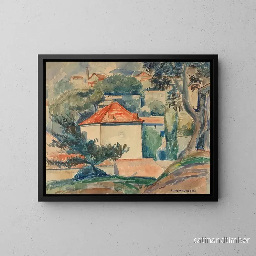 Reproduktion av målningen Vue de l'Estaque - Louis Audibert