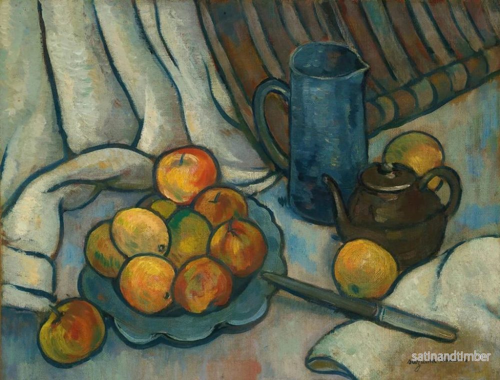 Reproduktion av målningen Pommes, kanna och thire - Suzanne Valadon - Bild 2