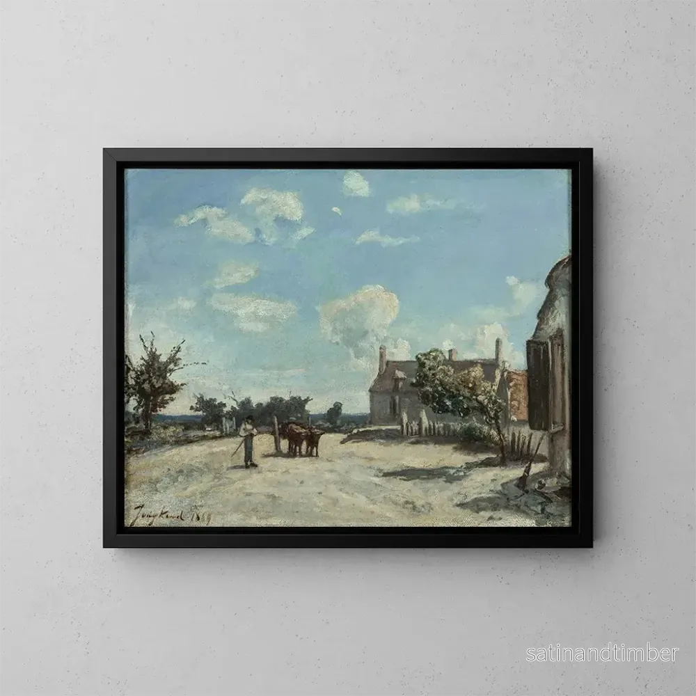 Reproduktion av målningen Saint-Parize-le-Châtel - Johan Barthold Jongkind