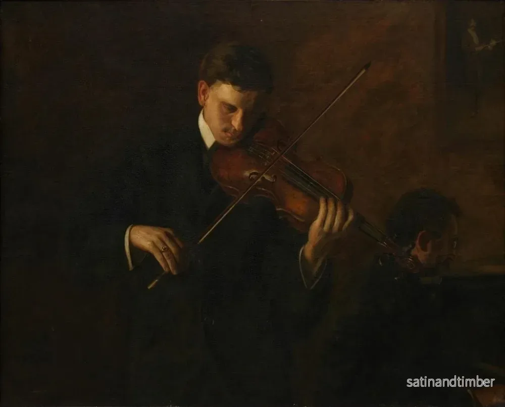 Reproduktion av målningen Musique - Thomas Eakins - Bild 2
