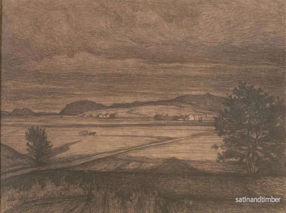 Reproduktion av målningen Hgadal sur Tjörn - Karl Nordström - Bild 2