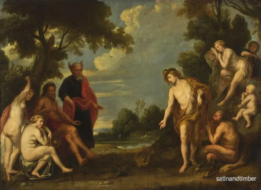 Reproduktion av målningen Le Jugement de Midas - Jacob Jordaens skola - Bild 2