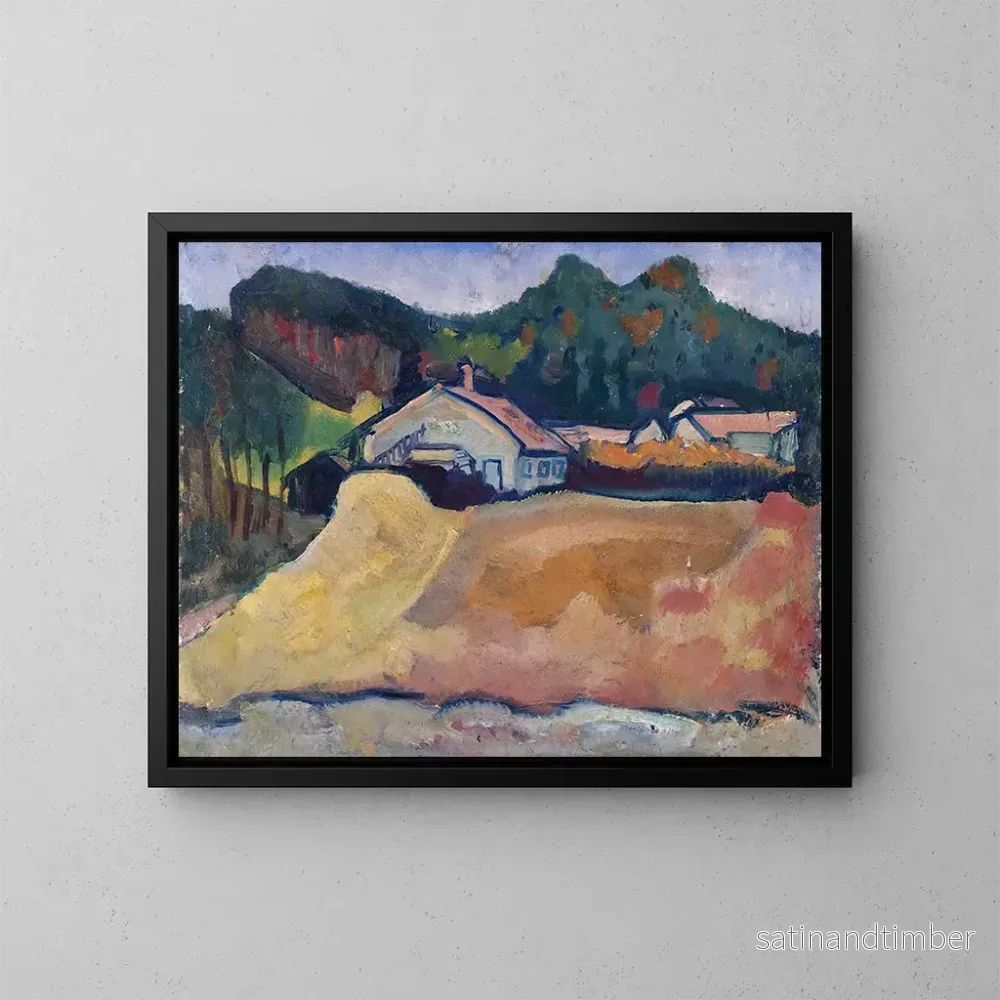 Reproduktion av målningen Landskap - Paul Klee