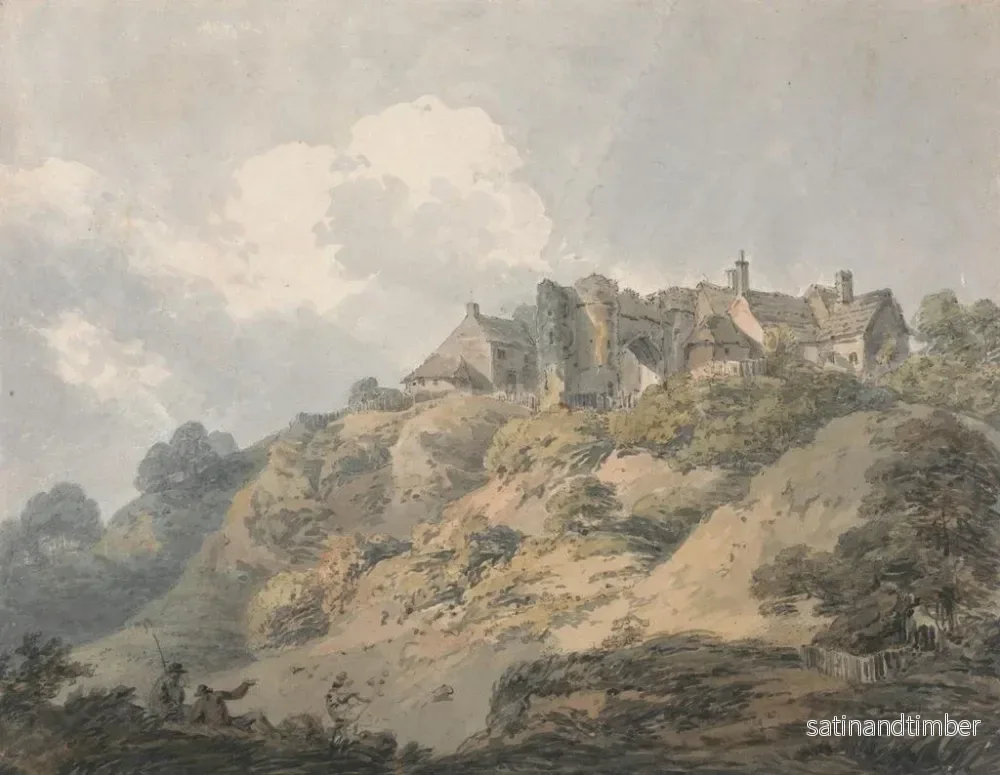 Reproduktion av målningen Vue de Winchelsea, Sussex - Thomas Girtin - Bild 2