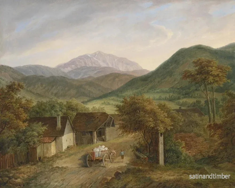 Reproduktion av målningen Vue sur le Schneeberg - Matthias Rudolf Toma - Bild 2