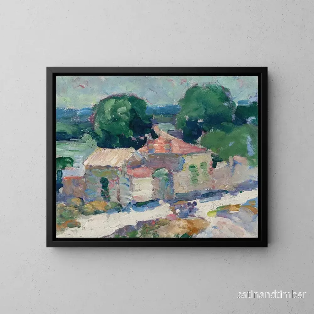 Reproduktion av målningen Cottage français – William Zorach Reproduktion av målningen Cottage français – William Zorach