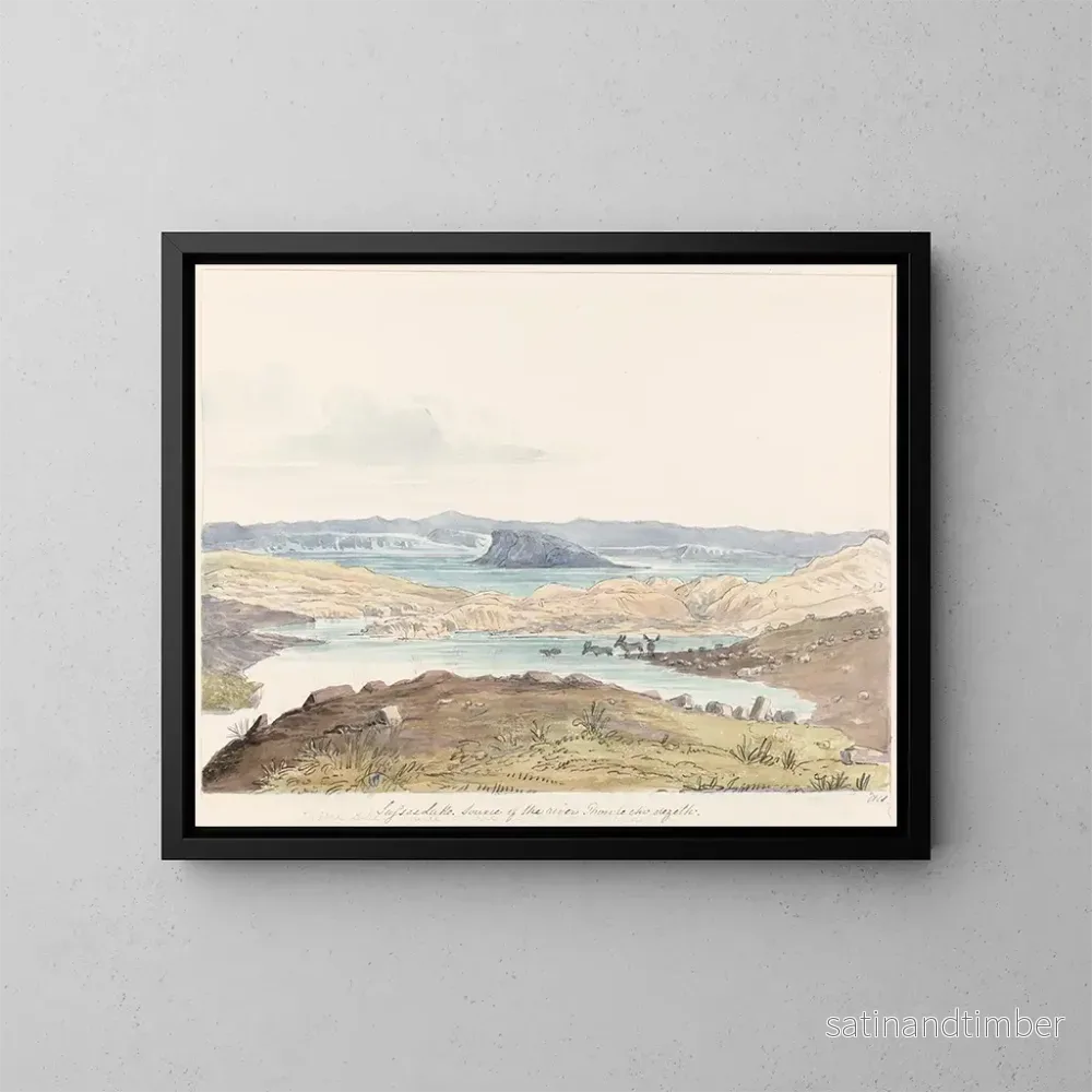 Reproduktion av målningen Lac de Sussex – Charles Hamilton Smith Reproduktion av målningen Lac de Sussex – Charles Hamilton Smith