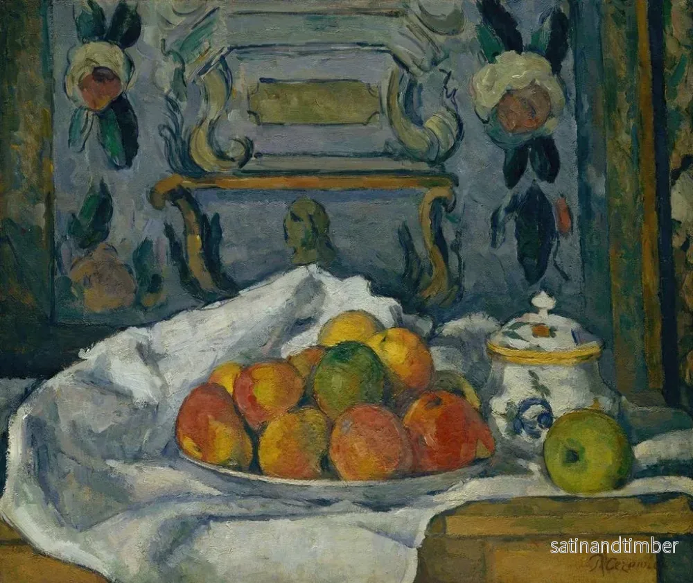 Reproduktion av målningen Assiette de pommes - Paul Cézanne - Bild 2