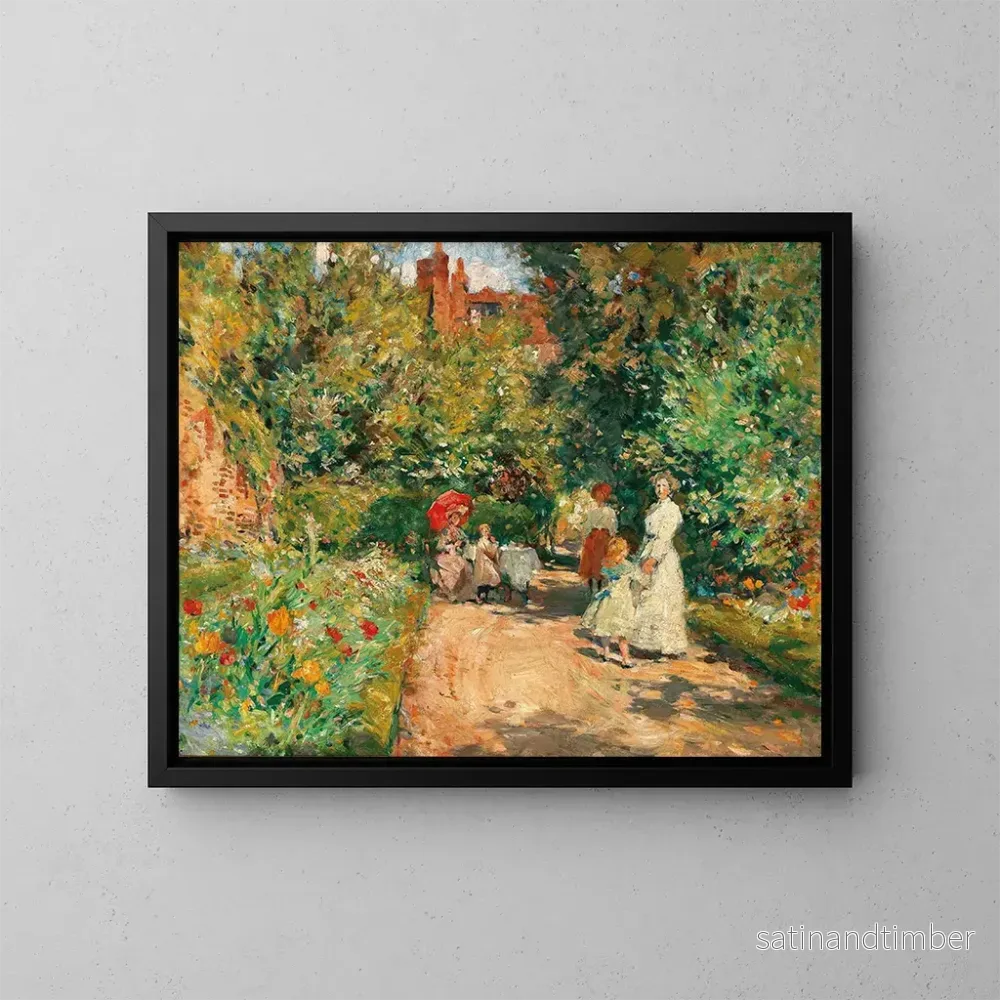 Reproduktion av målningen Längd: 60 cm, Höjd: 80 cm, Material: Olja på duk, Konsttryck av William Christian Symons