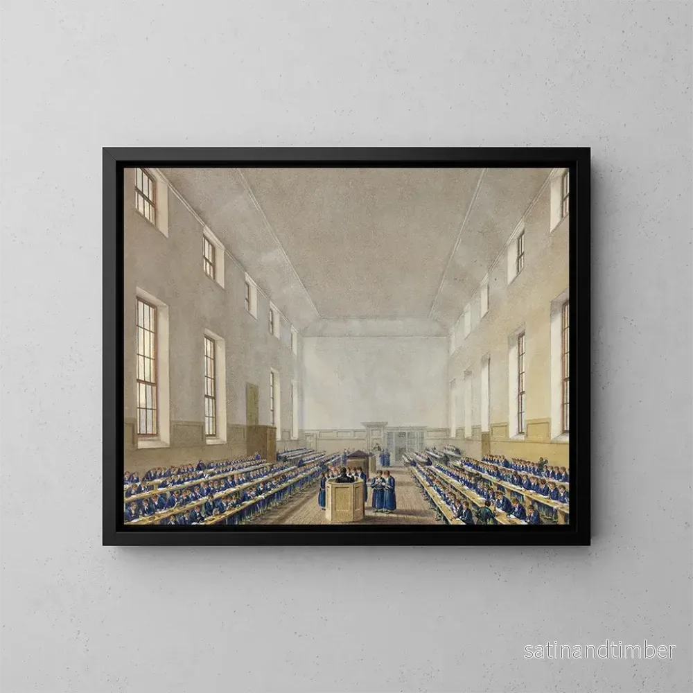 Reproduktion av målningen av Christ’s Hospital – Augustus Charles Pugin Reproduktion av målningen av Christ’s Hospital – Augustus Charles Pugin