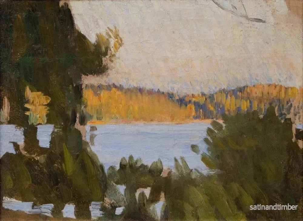 Reproduktion av målningen Plage à Sbyholm - Richard Bergh - Bild 2
