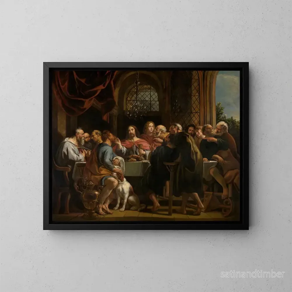 Reproduktion av målningen Den sista måltiden - Peter Paul Rubens