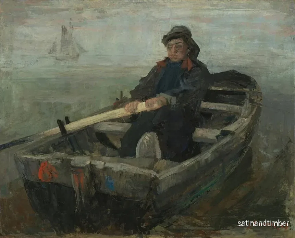 Reproduktion av målningen Le rameur - James Ensor - Bild 2