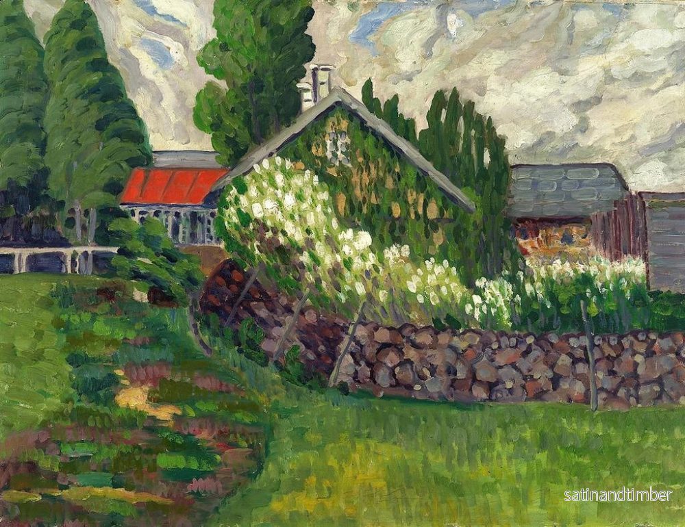 Reproduktion av målningen Landskap av Taluma - Konrad Mägi - Bild 2