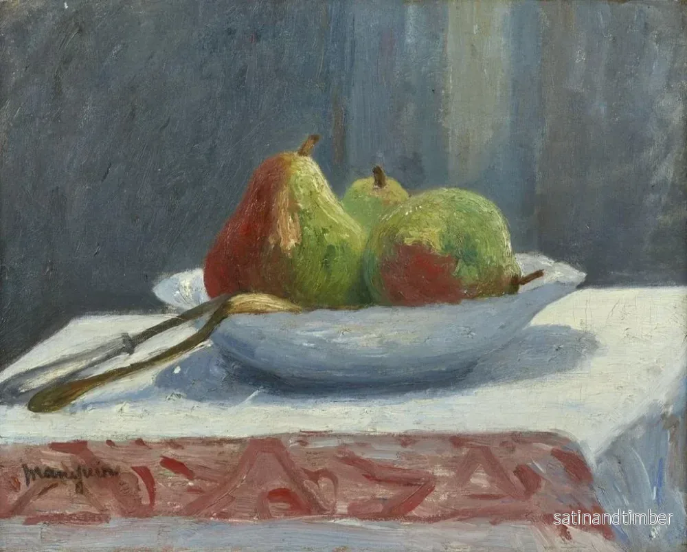 Reproduktion av målningen La coupe de poires - Henri Manguin - Bild 2