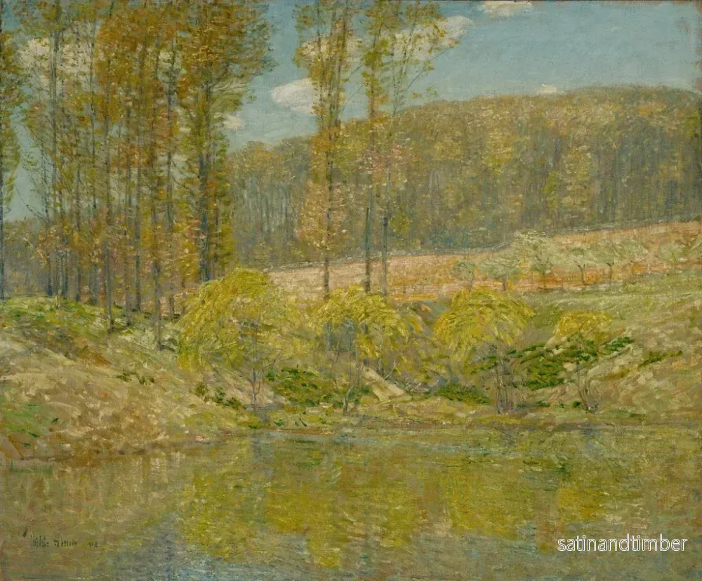 Reproduktion av målningen Vår i Highlands de Navesink - Childe Hassam - Bild 2