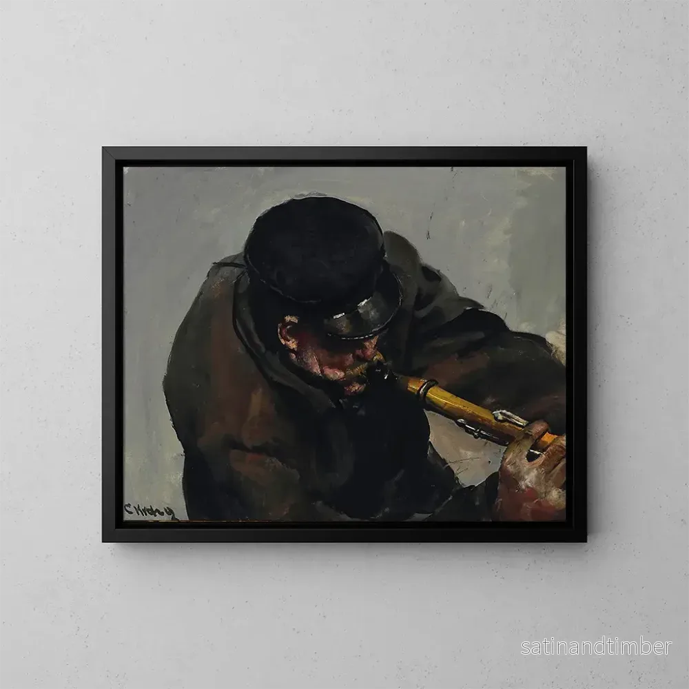 Reproduktion av målningen Le Musicien – Christian Krohg Reproduktion av målningen Le Musicien – Christian Krohg