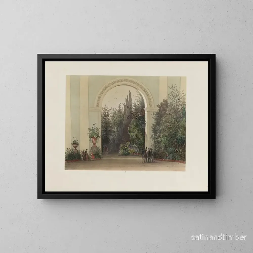 Reproduktion av målningen Le jardin d’hiver dans la Hofburg impériale et royale de Vienne Pl11 – Franz Antoine Reproduktion av målningen Le jardin d’hiver dans la Hofburg impériale et royale de Vienne Pl11 – Franz Antoine