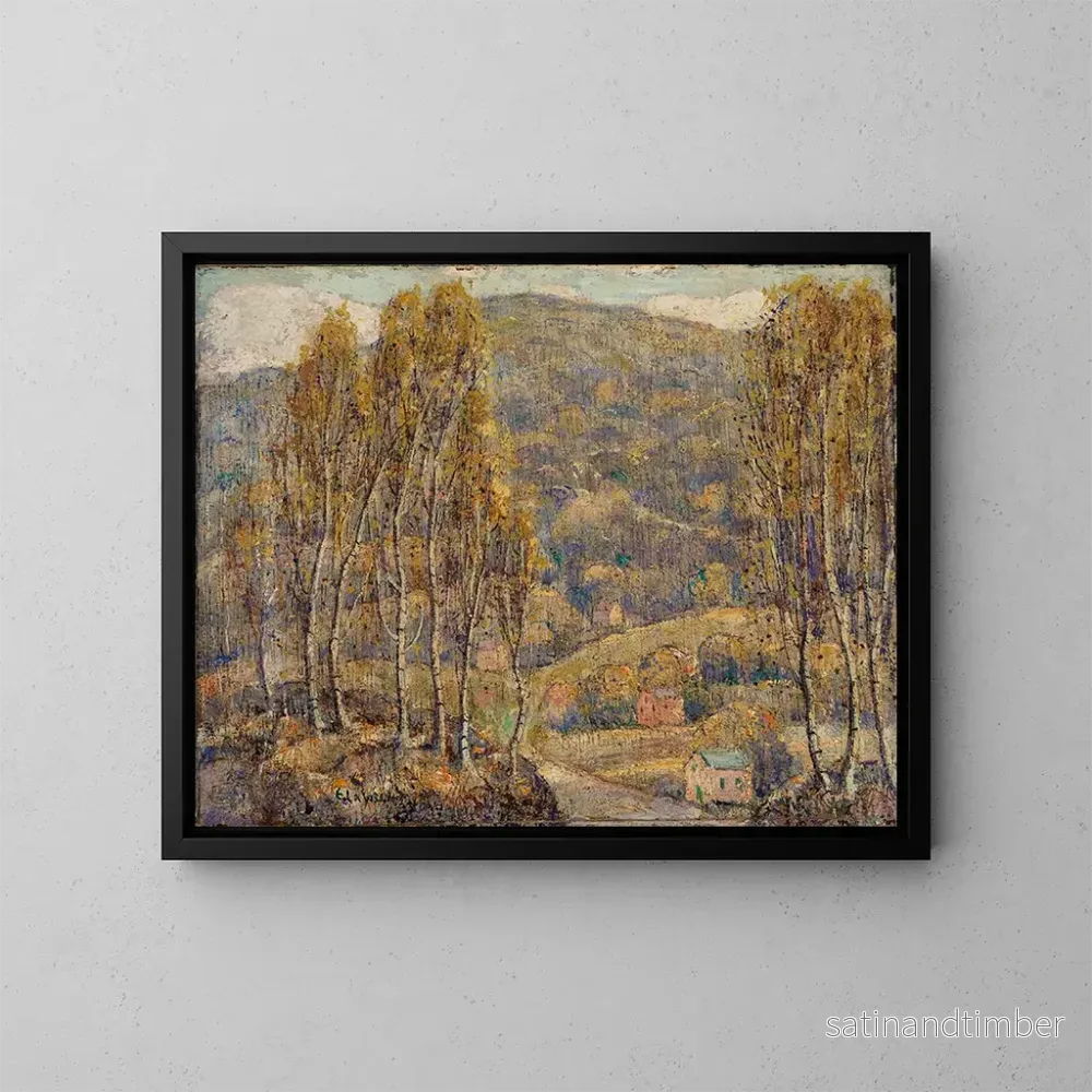 Reproduktion av målningen Hêtres - Ernest Lawson