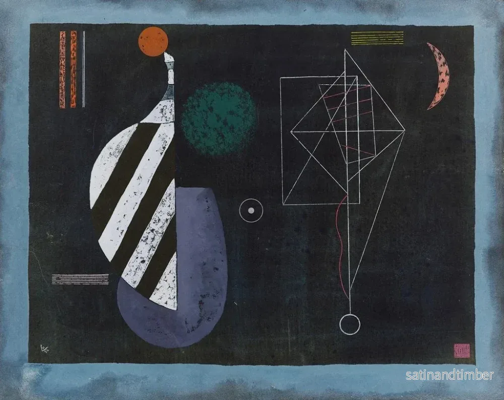 Reproduktion av målningen Allians mellan två - Wassily Kandinsky - Bild 2