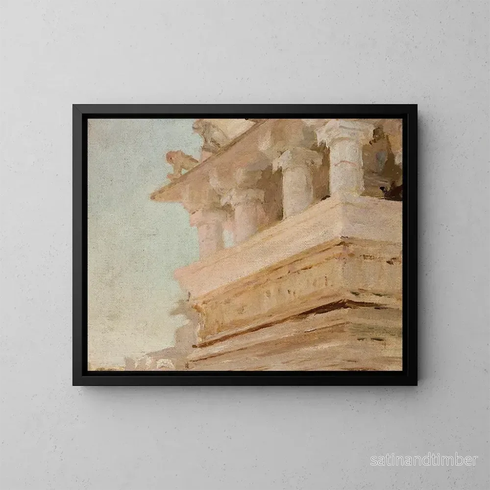 Reproduktion av målningen Temple à Udaipur - Jan Cybis