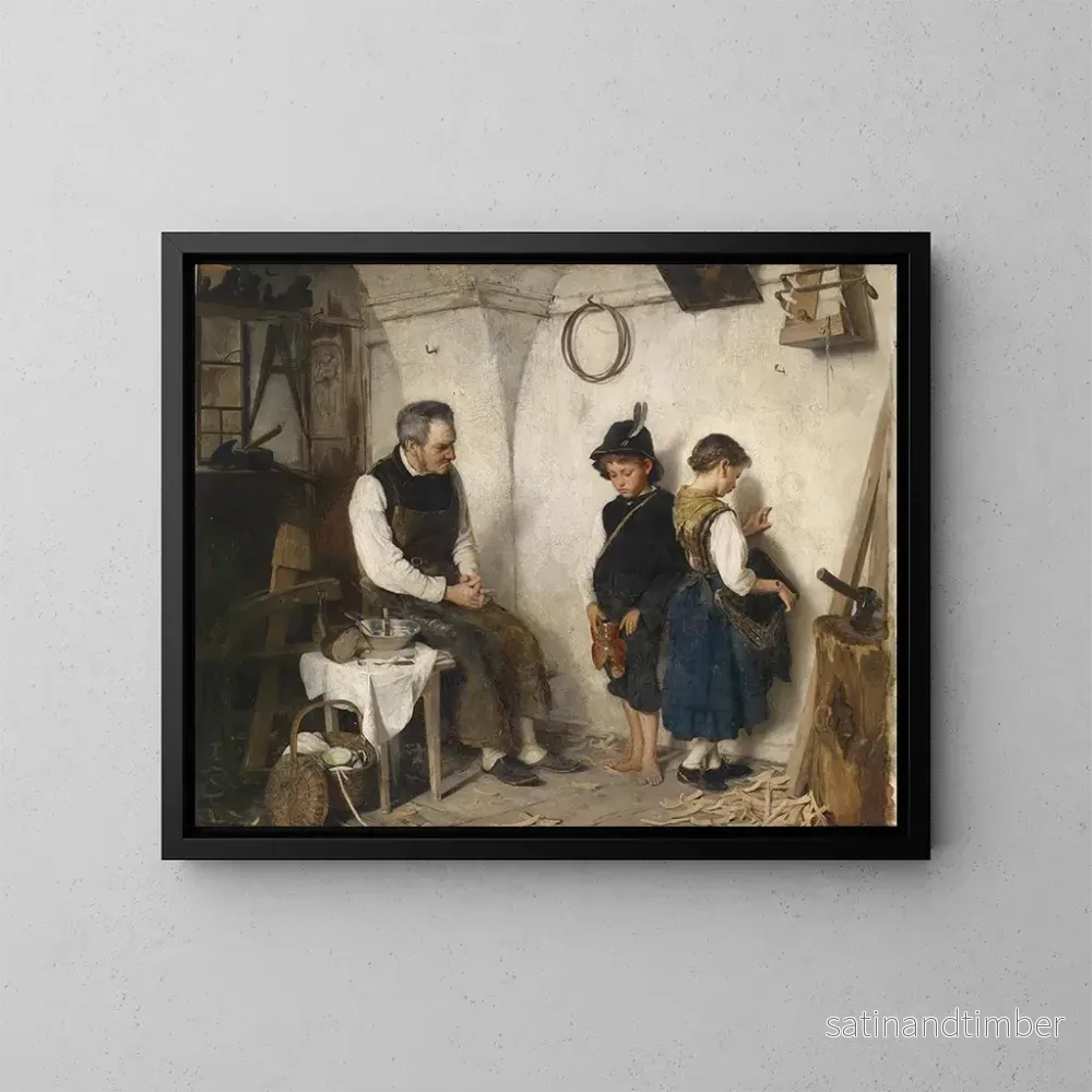 Reproduktion av målningen Le pot cassé - Gustav Igler