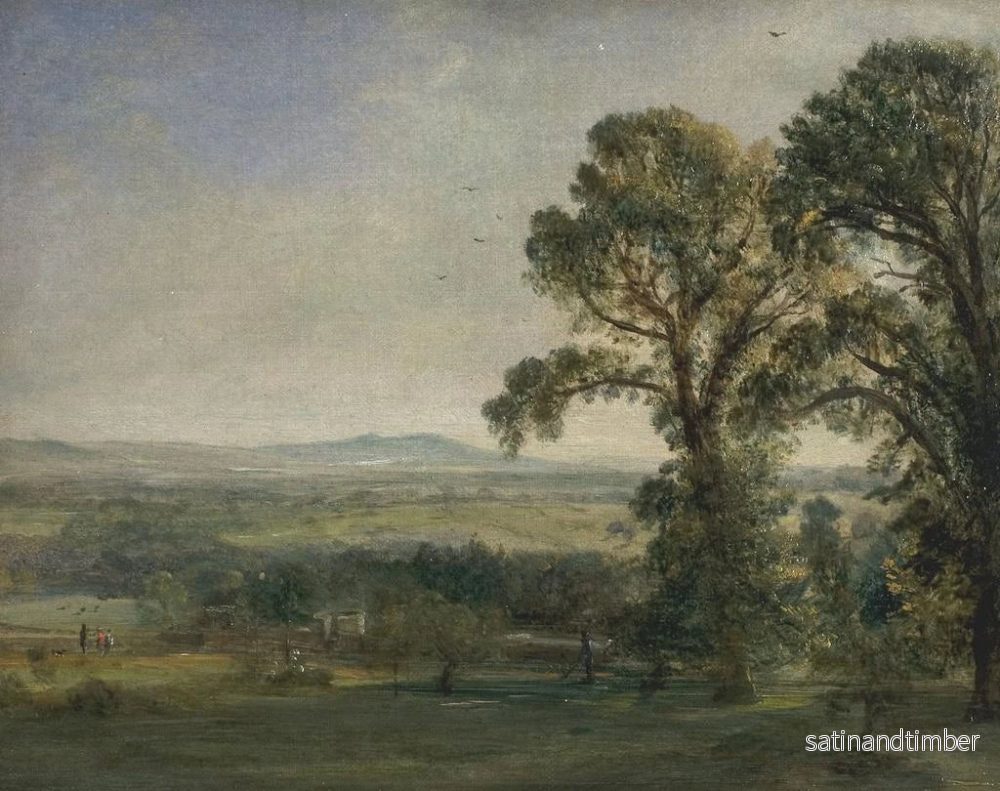 Reproduktion av tavlan Bardon Hill, Coleorton Hall - John Constable - Bild 2