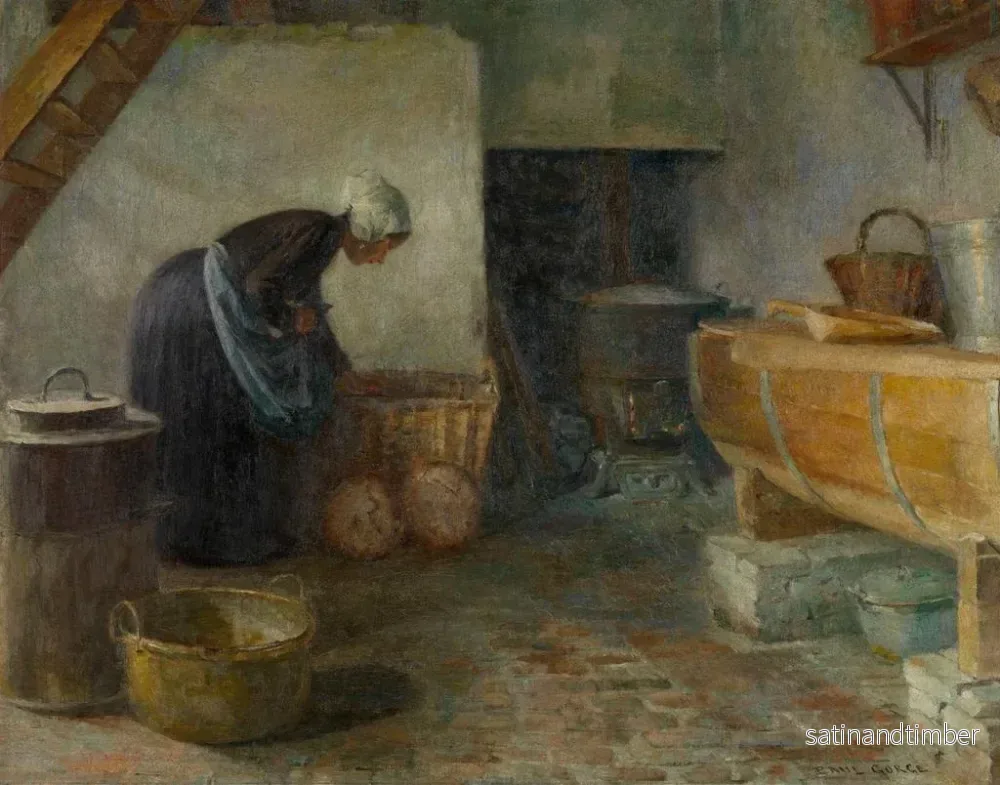Reproduktion av målningen Boulangerie - Paul Eugène Gorge - Bild 2
