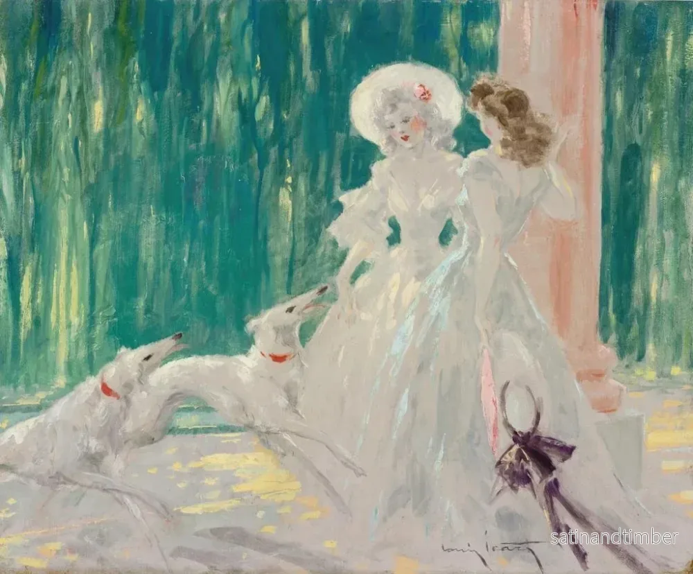 Reproduktion av målningen Le bel après-midi - Louis Icart - Bild 2