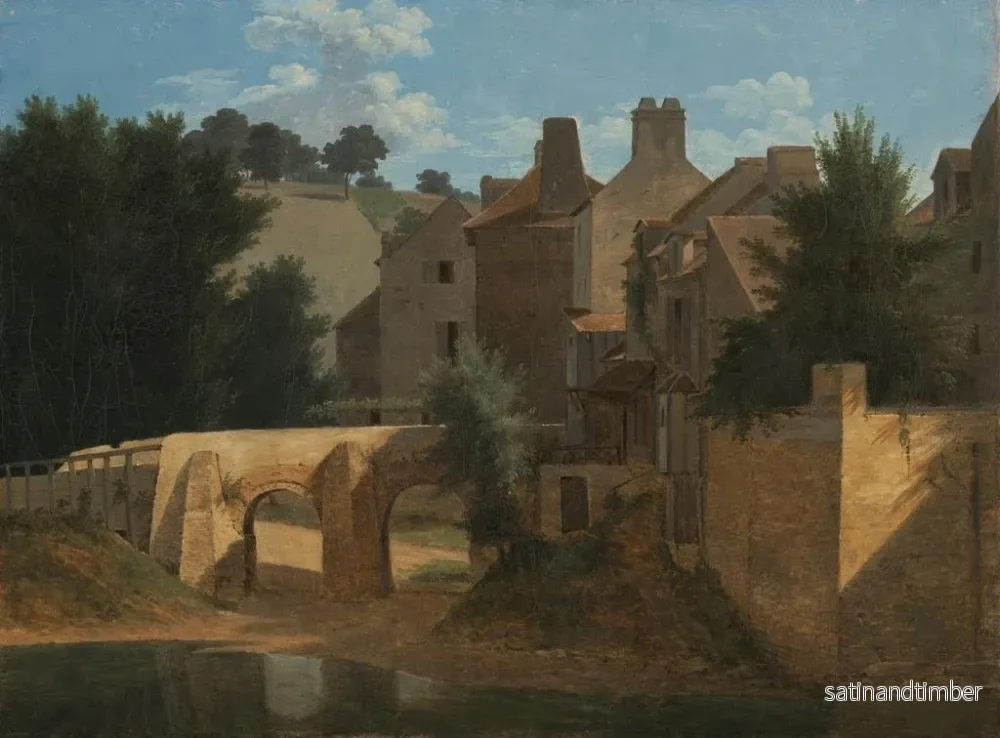 Reproduktion av målningen Vue dans le LedeFrance - Jean-Victor Bertin - Bild 2