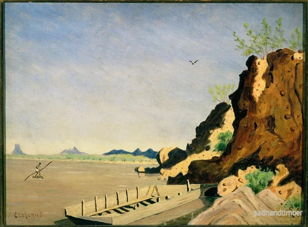 Reproduktion av målningen Yuma, Arizona - Louis Michel Eilshemius - Bild 2