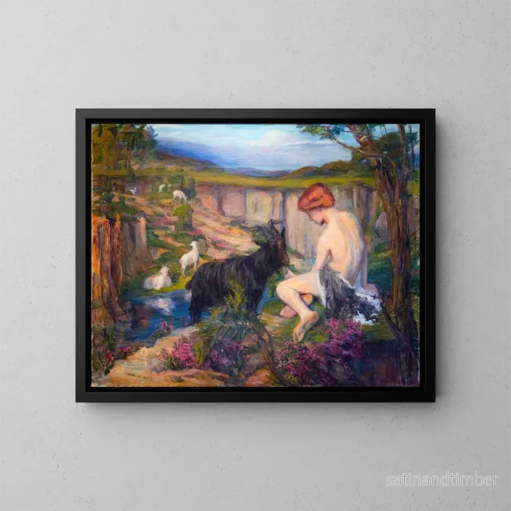 Reproduktion av målningen Allégorie de l'art - Pauline Adour