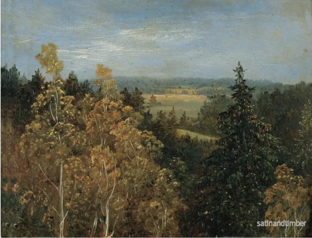 Reproduktion av målningen Landskapsbild med skog - Carl Gustav Carus - Bild 2