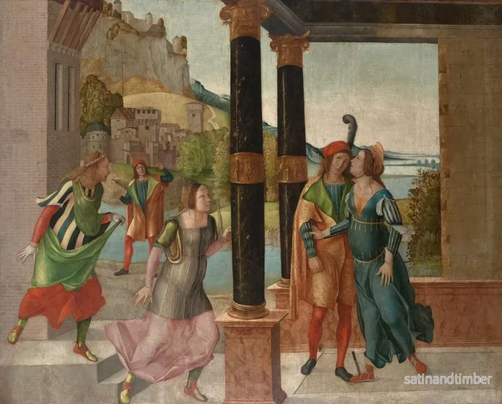 Reproduktion av målningen Brutus och Porcia - Bernardino Orsi da Collecchio - Bild 2