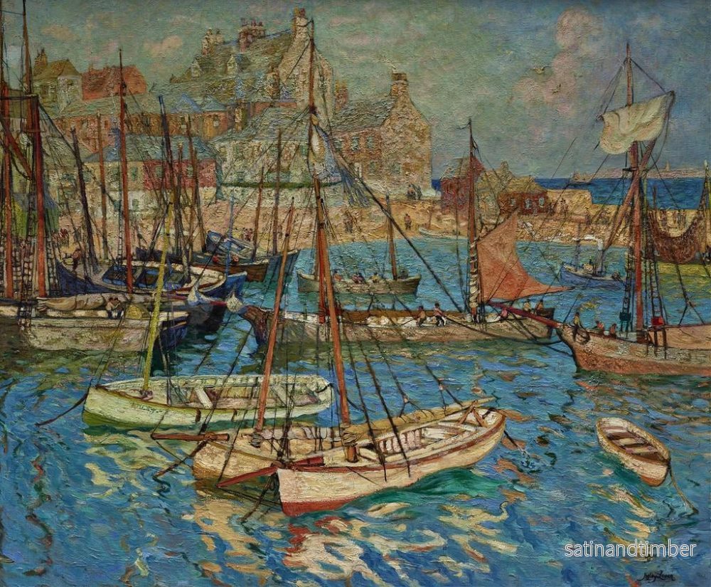 Reproduktion av målningen av Fiskarekvarter - Hayley Lever - Bild 2