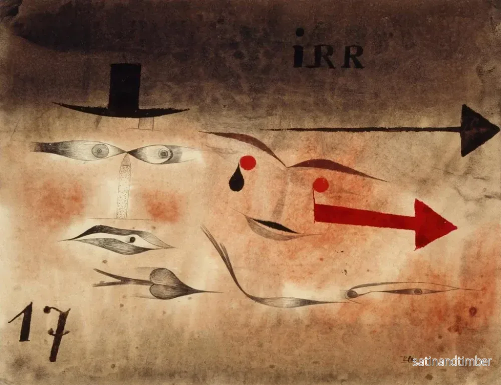 Reproduktion av målningen Dix-sept fous - Paul Klee - Bild 2