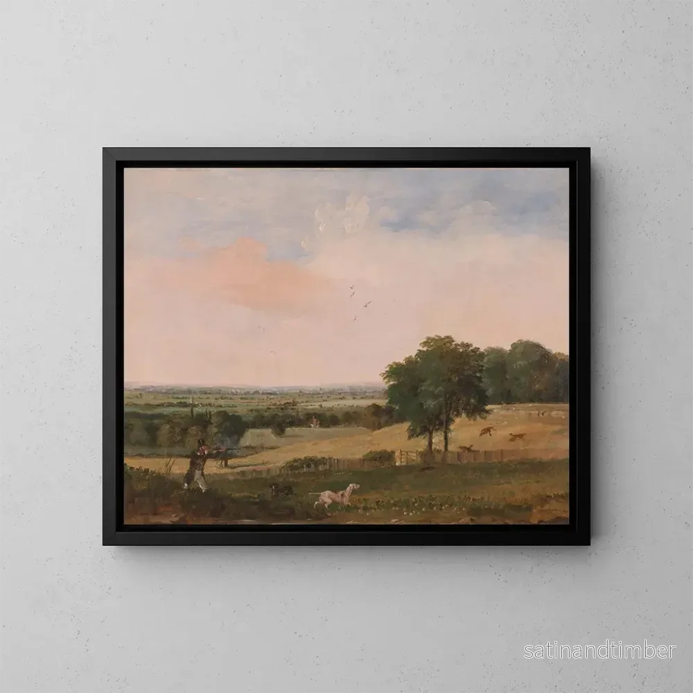 Reproduktion av målningen Tir à la perdrix - Edward Duncan
