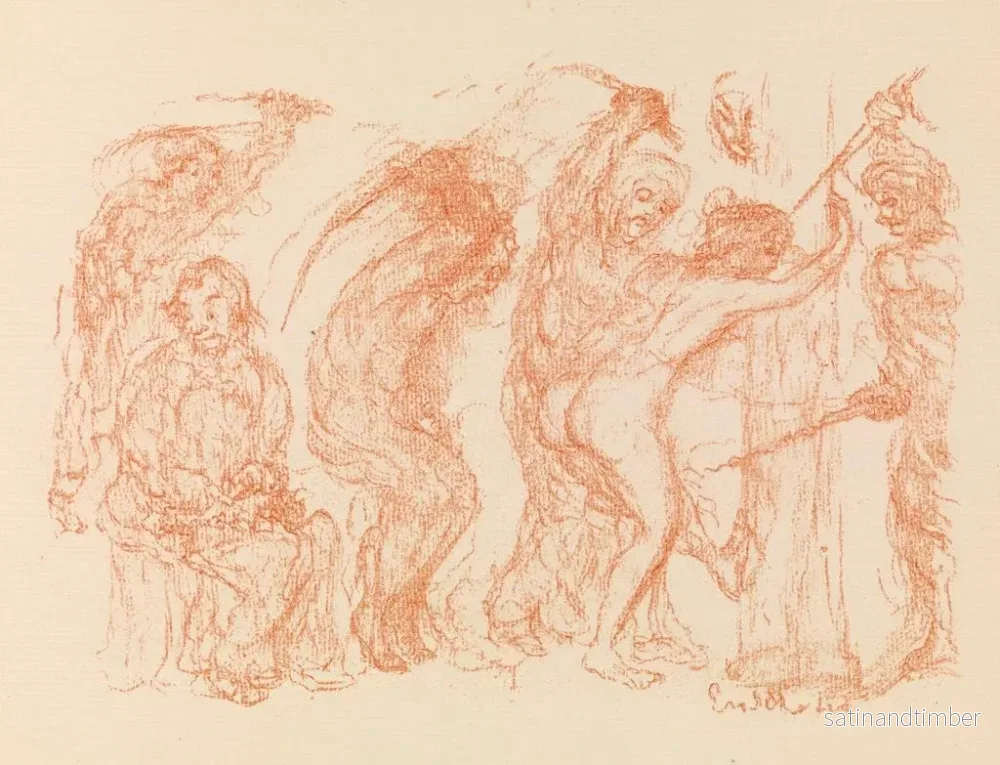 Reproduktion av målningen Flagellation - James Ensor - Bild 2