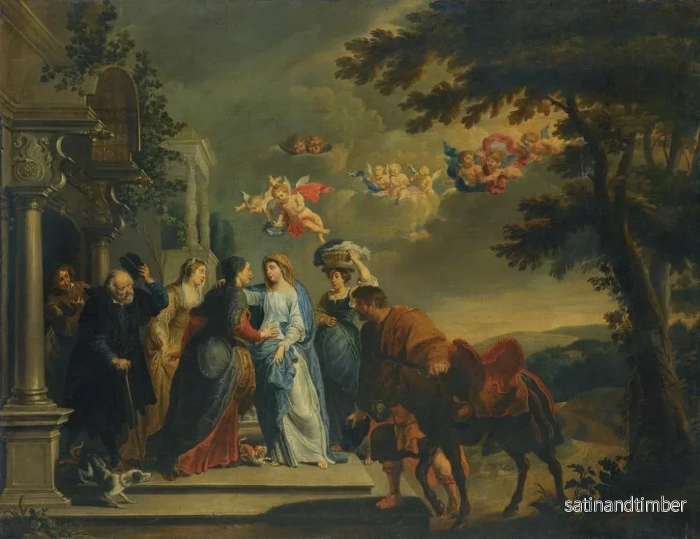 Reproduktion av målningen La Visitation - Willem van Herp - Bild 2