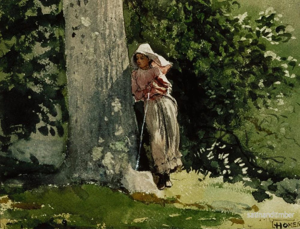 Reproduktion av målningen Fatigué - Winslow Homer - Bild 2
