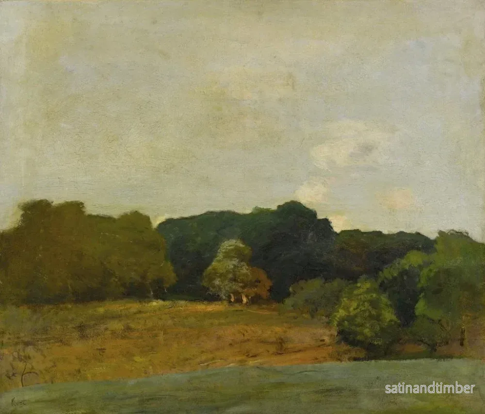 Reproduktion av målningen Landskap med träd - Frederick William Kost - Bild 2