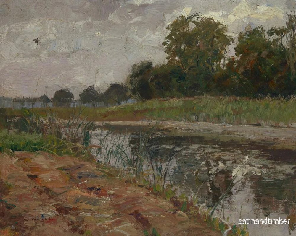 Reproduktion av målningen Rive de fleuve - Wilhelm Nagel - Bild 2